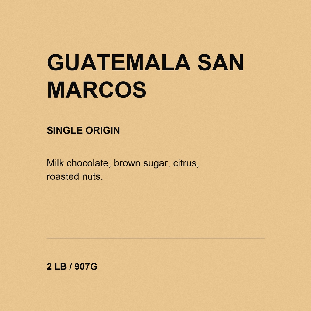 Guatemala San Marcos — Single Origin padded label thumbnail 2 LB / 907G 1779674508472