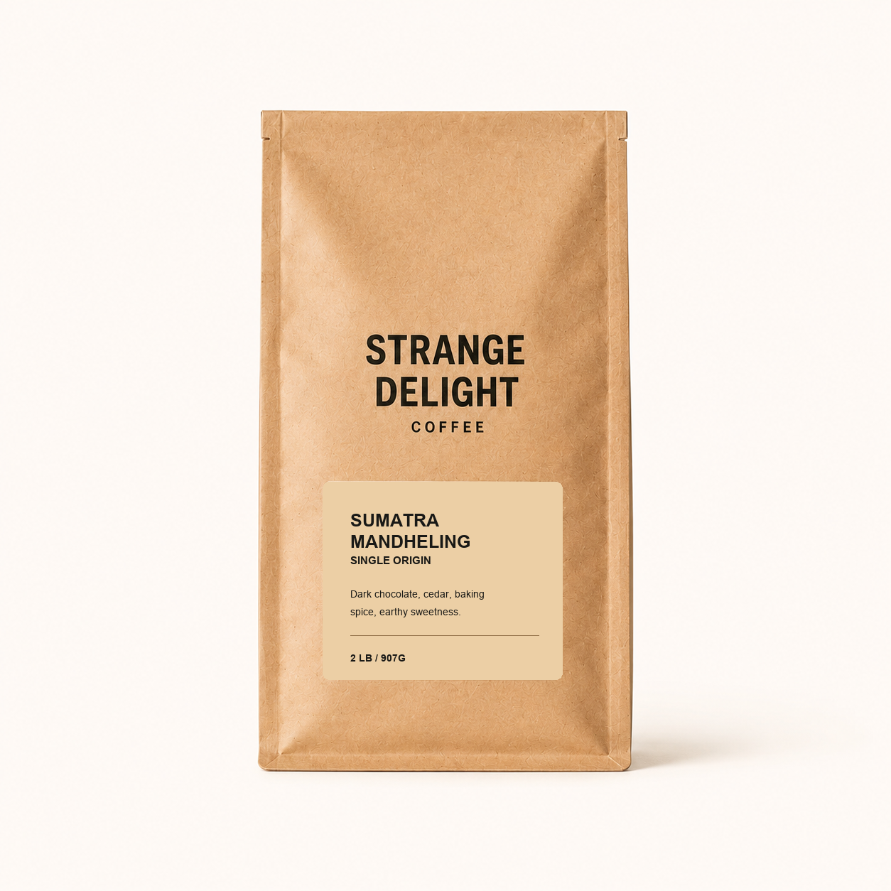 Sumatra Mandheling — Single Origin 2 LB coffee bag