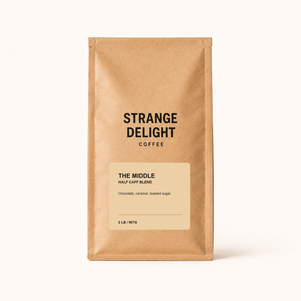 The Middle — Half Caff Blend 2 LB coffee bag